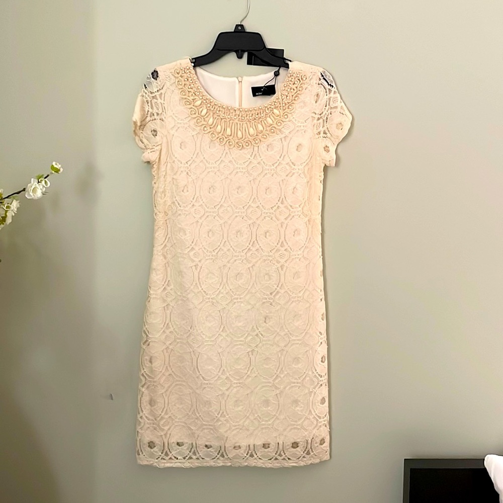Ronni Nicole Ivory Lace Dress - NWT 4